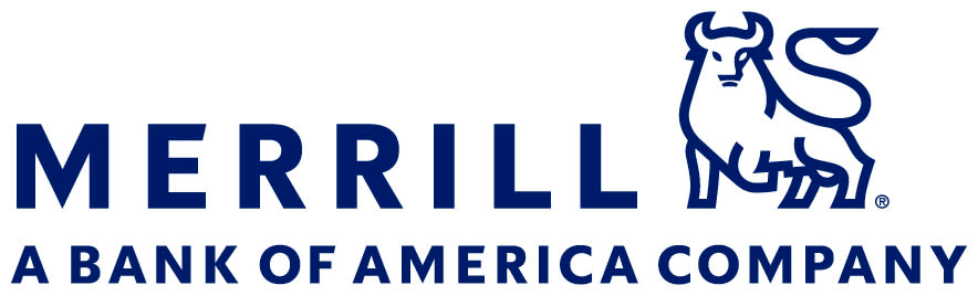 Merrill a bank of america company logo